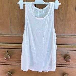 White, lululemon tank. Size 4.